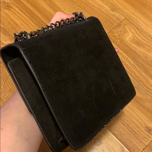 Top shop beaded embroidered crossbody bag black - Picture 6 of 7